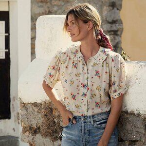 Doen Blythe Silk Blouse, Medium